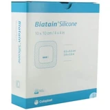 Biatain Polyurethanschaumverband mit leichtem Silikonkleberand 10x10 cm 10 Stück