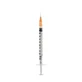 Jeringa insulina extrafina 1ml 100 ui aguja extraible calibre 26 0.45x12 mm 1 pieza