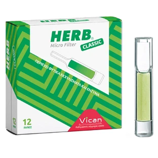 Vican Herb Micro Filter Pipes 12 Stück.