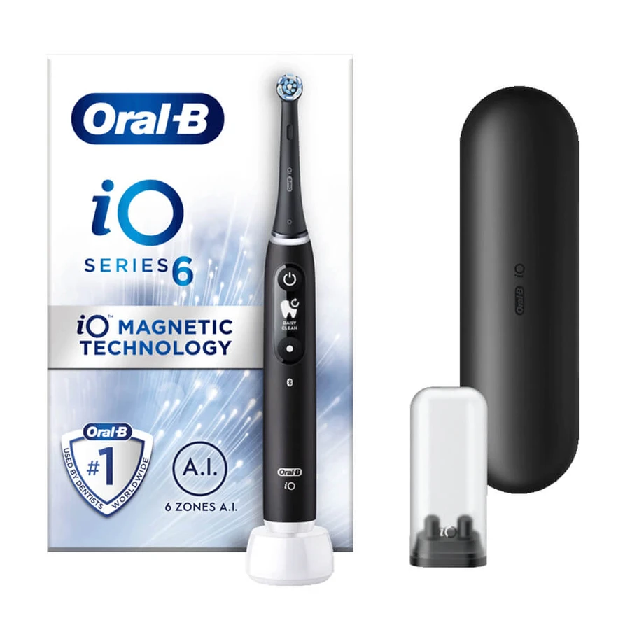 Oral B iO6 Electric Toothbrush Black Lava