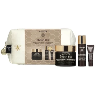Apivita Promo Pack Queen Bee Light Texture Cream 50ml z DARMOWYM serum 10ml i kremem pod oczy 2ml