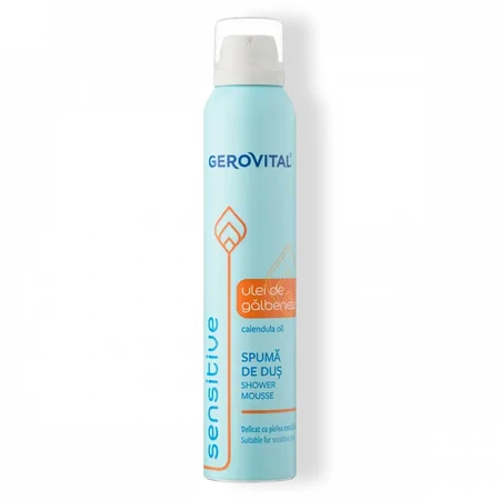 Sensitive shower foam, 200 ml, Gerovital