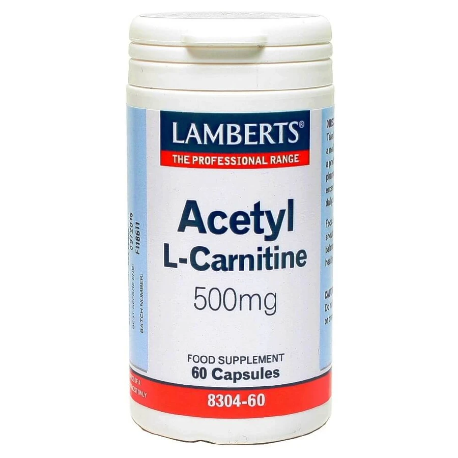 Lamberts Acetil L-Carnitină 500mg 60caps