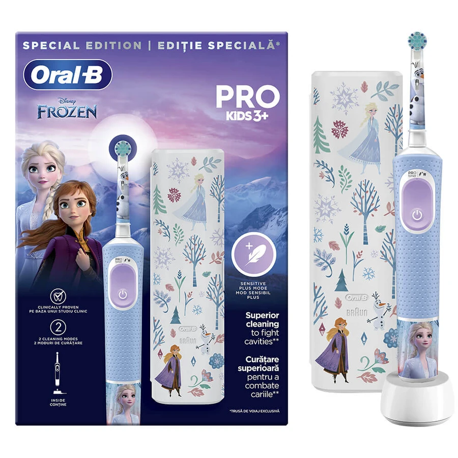 Oral B Pro Kids 3+ Gefroren mit Reiseetui