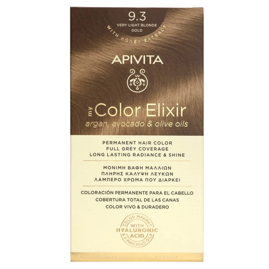 Apivita My Color Elixir Permanent Hair Color N9.3 Blonde Very Light Gold