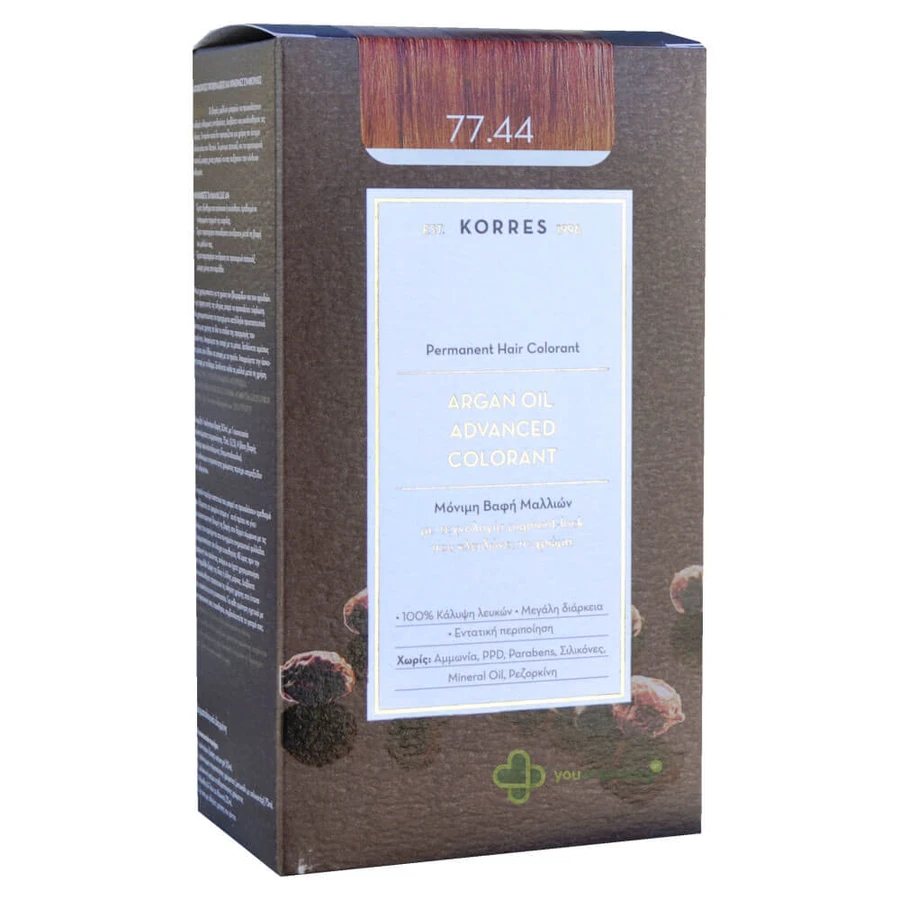 Korres Argan Oil Advanced Colorant N 77.44 Blond Intense Bronze