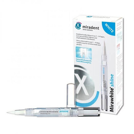 Penna sbiancante per denti Mirawhite Shine, 1,8 ml, Miradent