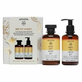 Apivita Promo Pack Bee My Honey Duschgel 250ml & feuchtigkeitsspendende Körpermilch 200ml