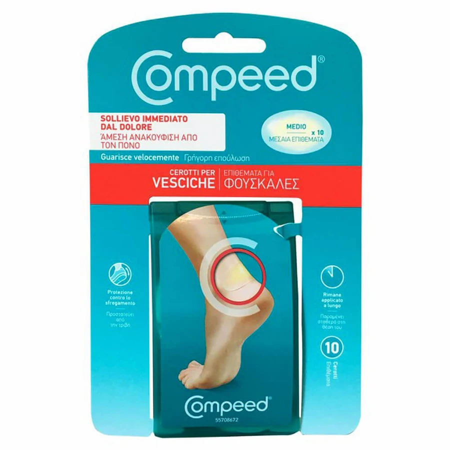 Compeed Almohadillas para Ampollas Mediana 10pcs