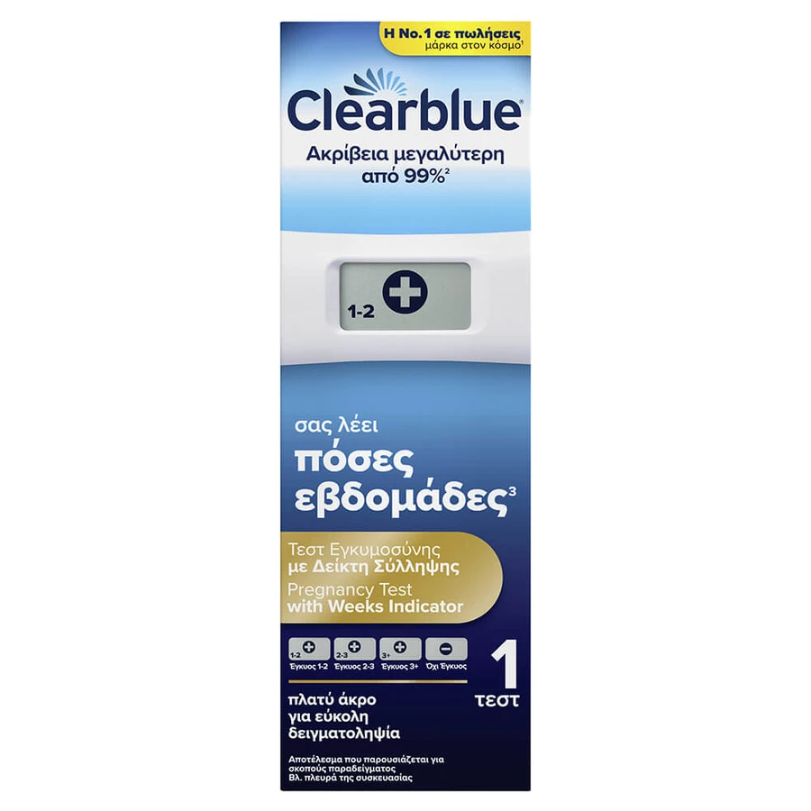 Clearblue Digital Pregnancy Test with Conception Index by Weeks