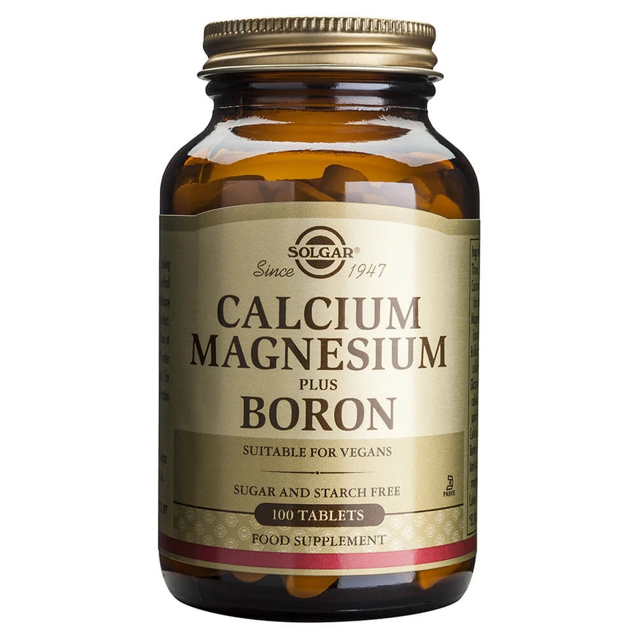 Solgar Calcium Magnesium + Borium Tabletten 100
