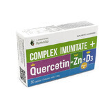 Complexe Immunitaire Quercitine + Zn + D3, 30 gélules, Remedia