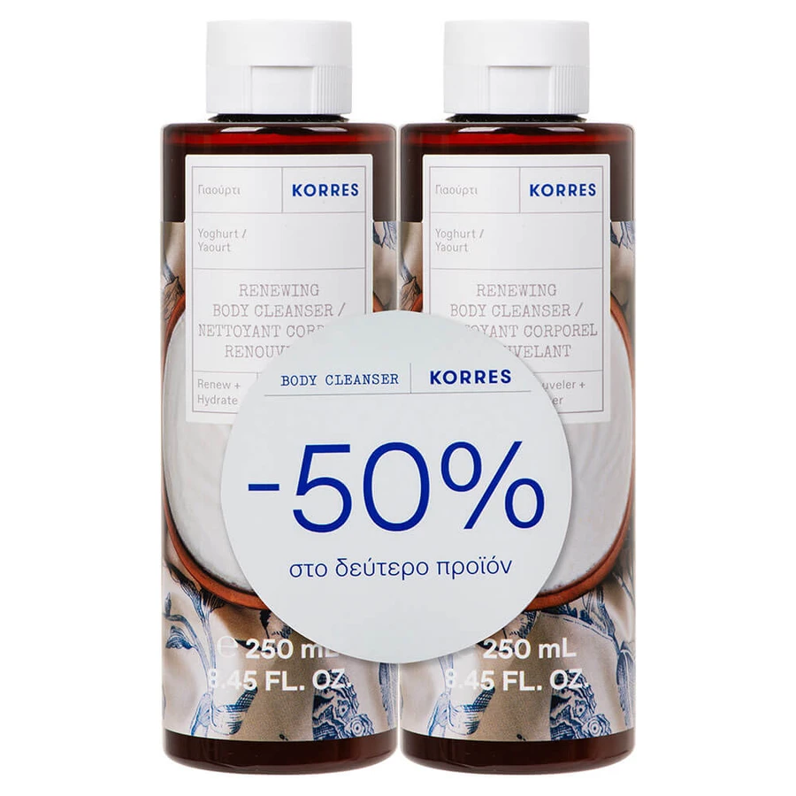 Korres Gel de Ducha Yogur 2x250ml