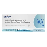 Sejoy SARS-CoV-2 & Influenza A + B antigeen Combo snelle test 1pc