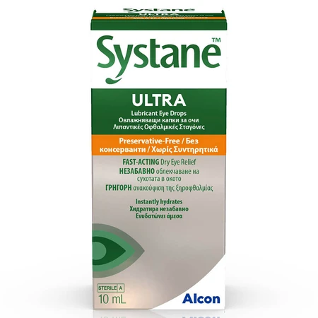 Alcon Systane Ultra Konservierungsmittelfreie Augentropfen 10ml