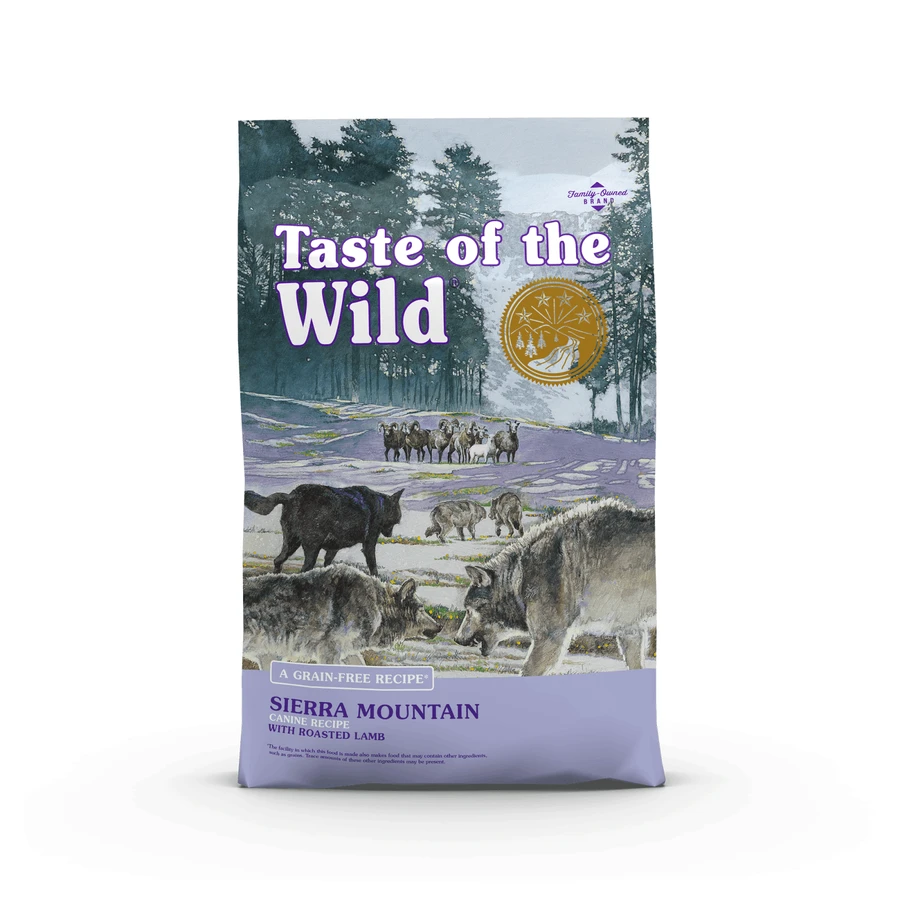 TASTE OF THE WILD Sierra Mountain, Honey, grain-free dry dog food, 2kg