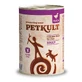 PETKULT Grain Free Adult, Pato, comida húmeda en lata sin cereales para perros, 400g