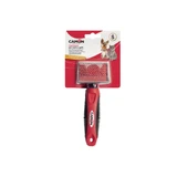 CAMON Borstel met stalen tanden en afgeronde punten, S, borstel voor honden en katten, 4,5x6cm