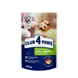 CLUB 4 PAWS Premium, XS-XL, Poulet, sachet de nourriture humide pour chiens, (en aspic), 100g