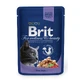 BRIT Premium, Cabillaud, sachet de nourriture humide pour chats, (en sauce), 100g