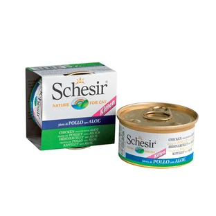 Schesir Cat Kitten Hühnerfilet und Aloe 85 g