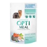 OPTIMEAL, XS-XL, Salmón y Arándanos, comida húmeda en sobres, (en salsa), 100g