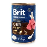 BRIT Premium By Nature, Rind und Bauch, getreidefreies Hundefutter in Dosen, (Pastete), 400g
