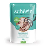SCHESIR Complete Nutrition, Tuna and Sea Bream, sachet wet cat food, (in aspic), 85g