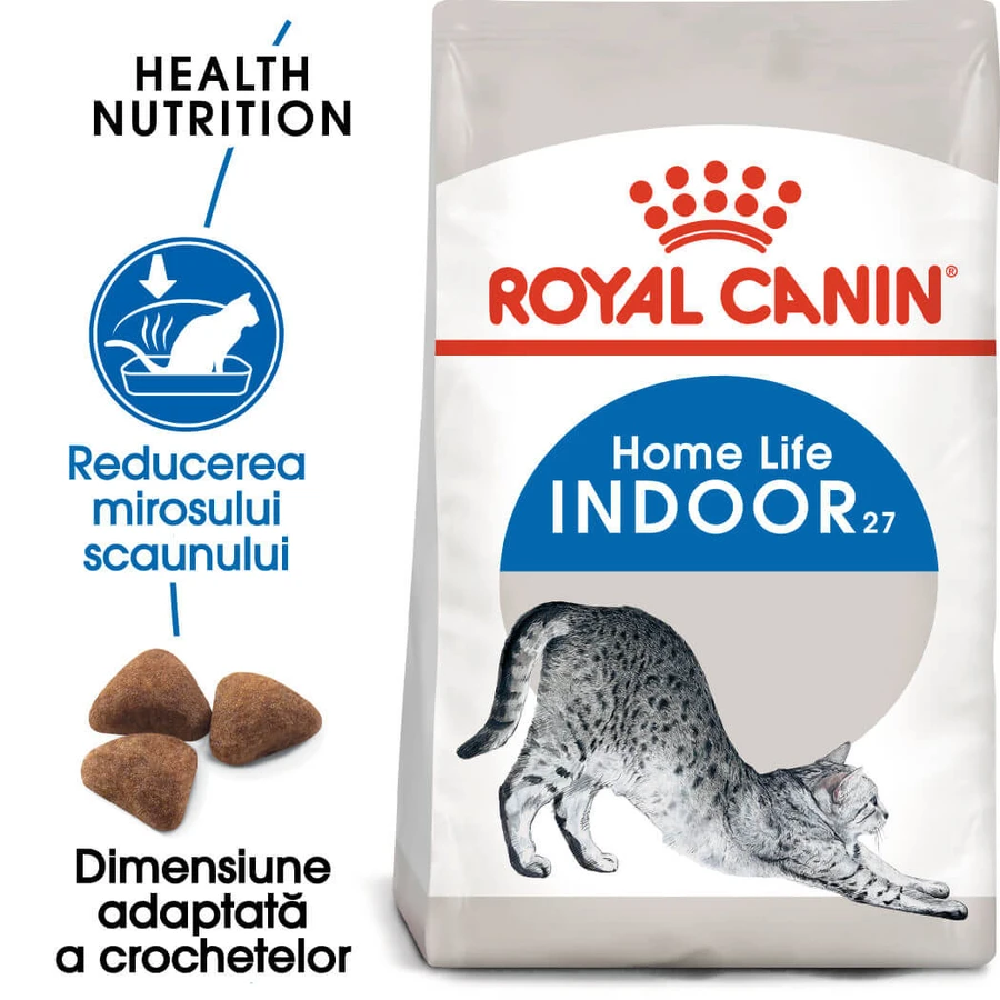 ROYAL CANIN Indoor Adult, comida seca para gatos, interior, 400g