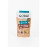 NATURO Senior, XS-XL, Kalkoen en Rijst, zakje natvoer voor senior honden, (op eigen sap), 150g