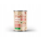 PREFERA Pro H&T Vistaart, XS-XL, Zalm en Courgette, graanvrij nat hondenvoer in blik, (pate), 400g