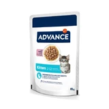 ADVANCE Kitten, Truthahn, Beutel Nassfutter für junge Katzen, (in Sauce), 85g