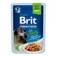 BRIT Premium by Nature Delicate Sterilized File, Eend, zakje natvoer voor gesteriliseerde katten, (in saus), 85g