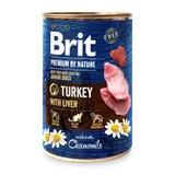 BRIT Premium By Nature Junior, Turkey and Liver, canned grain-free moist dog food, (pate), 400g