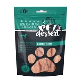 PET'S DESSERT Chips, XS-XL, Kaninchen, getreidefreier Belohnungsbeutel, Hunde, 80g