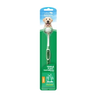 Cepillo dental Triple Flex TropiClean para perros L