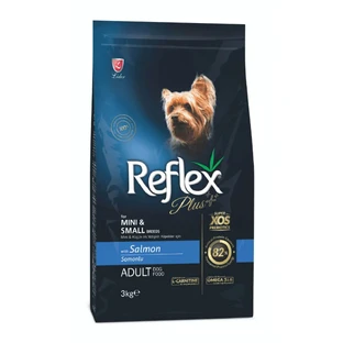 REFLEX Plus Mini & Kleine Rassen, XS-S, Lachs, Trockenfutter, 3kg