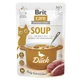 BRIT Care Soup, Duck, sachet de nourriture humide sans céréales pour chats, appétit fantaisiste, (garniture), 75g, 75g
