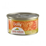 ALMO NATURE Daily Cat, Kalkoen, graanvrij natvoer in blik, (pate), 85g
