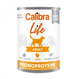 CALIBRA Life, XS-XL, Truthahn und Äpfel, getreidefreies Nassfutter in Dosen mit nur einem Protein für Hunde, (Pastete), 400g