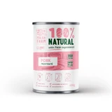 FRESH FARM Smooth, XS-XL, Varkensvlees, vochtig hondenvoer in blik, (paté), 400g