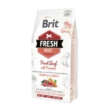 BRIT Fresh Bones & Joints Junior L-XL, Carne de vacuno con calabaza, alimento seco bajo en cereales para perros junior, 2,5kg