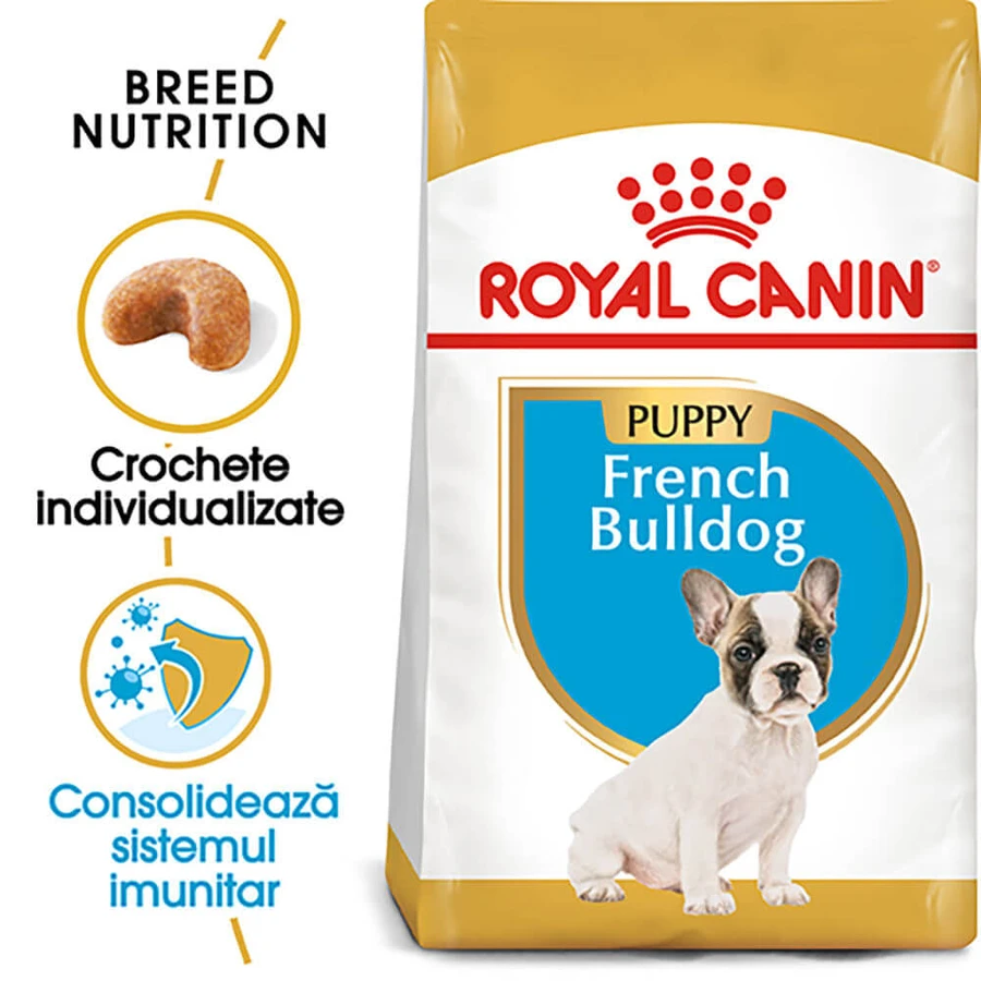 ROYAL CANIN Französische Bulldogge Welpe, Trockenfutter für junge Hunde, 3kg