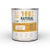 FRESH FARM Smooth, XS-XL, Kip, vochtig hondenvoer in blik, (pate), 800g