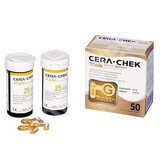 Tests de glycémie Cera Chek, 50 pièces, Etalon Medical