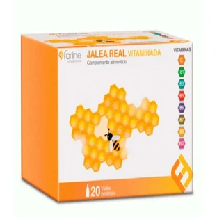 Farline Royal Jelly gevitamineerd, 20 drinkbare flesjes