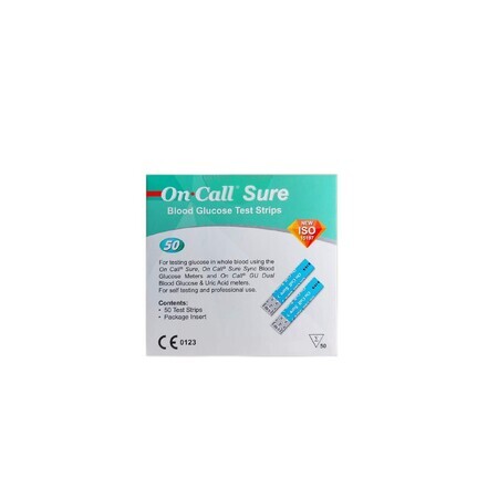 On Call Sure blood glucose tests, 50 pieces, Acon Laboratories