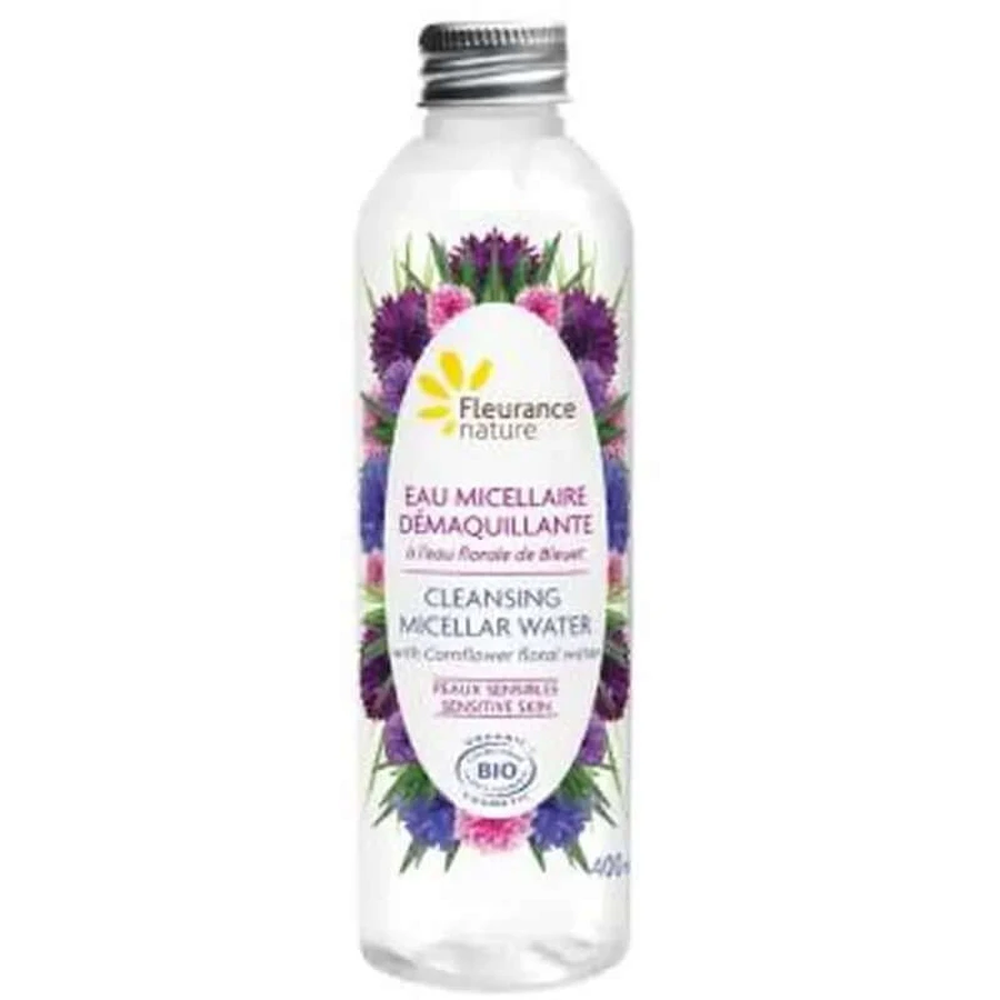 Fleurance Nature Eau micellaire nettoyante au bleuet 400ml. Bio