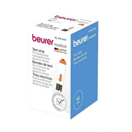 Testeur de glucose GL44, 50 pièces, Beurer