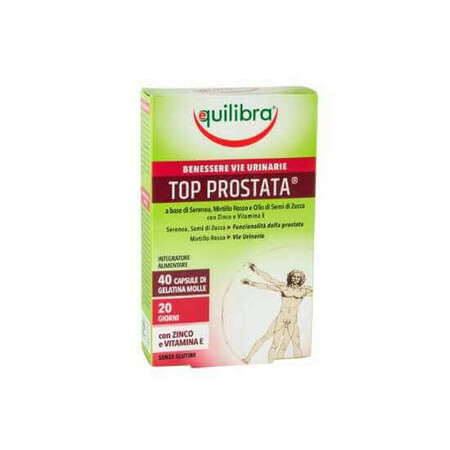 Top Prostate, 40 gélules, Equilibra